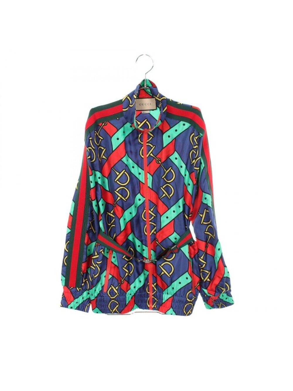 Gucci Horsebit Sherry Line Silk Jacket